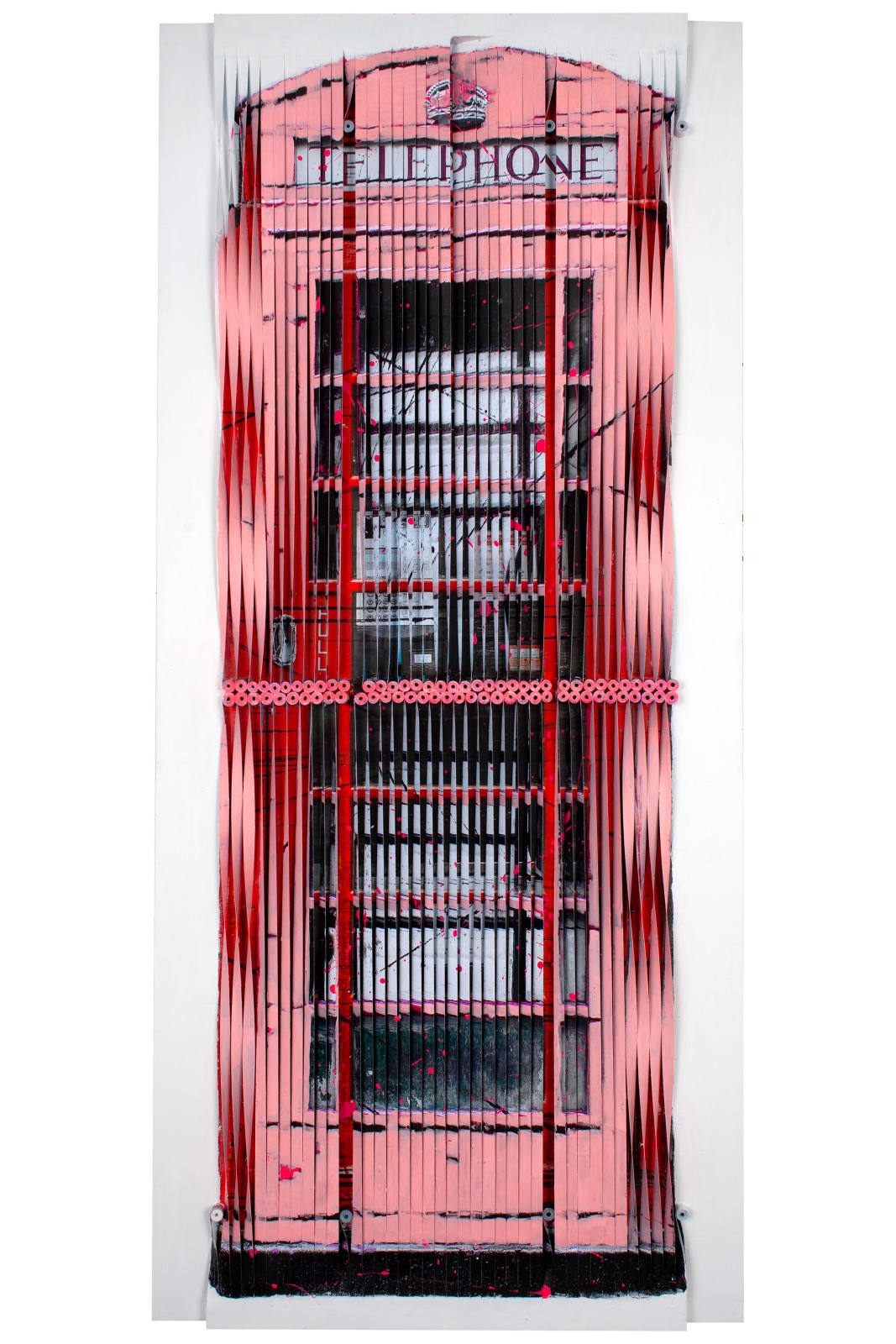 Piers Bourke, Soon To Be Removed - Mini - Pink Red, 2025