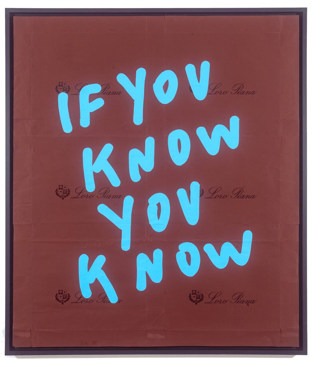 Pietro Terzini, If You Know You Know, 2024