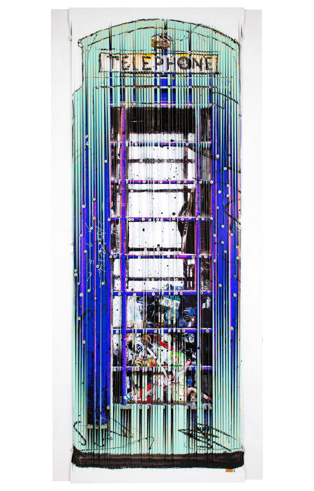 Piers Bourke, Soon To Be Removed - Midi - Light Green Purple, 2025