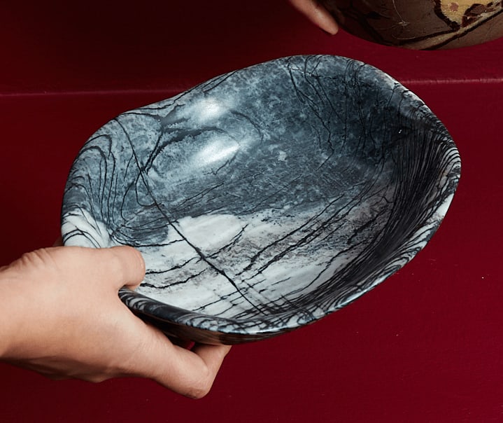 Gemstone bowl
