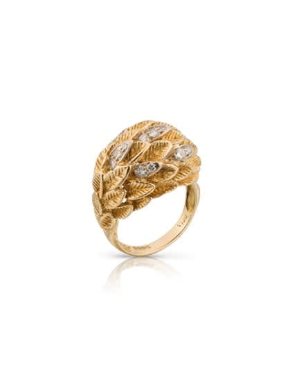 Unknown, 18k Gold and Diamond ring, c. 1972
