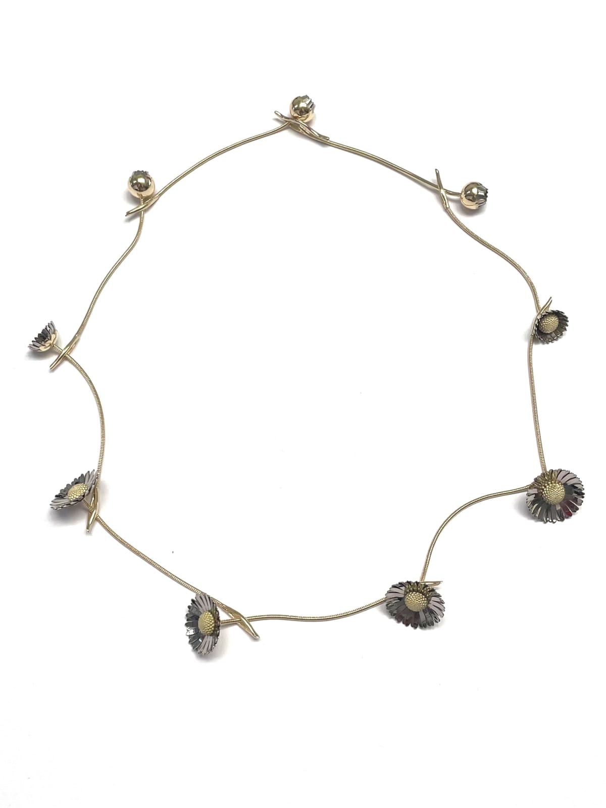 Christopher Thompson Royds, All Gold Daisy Chain Necklace