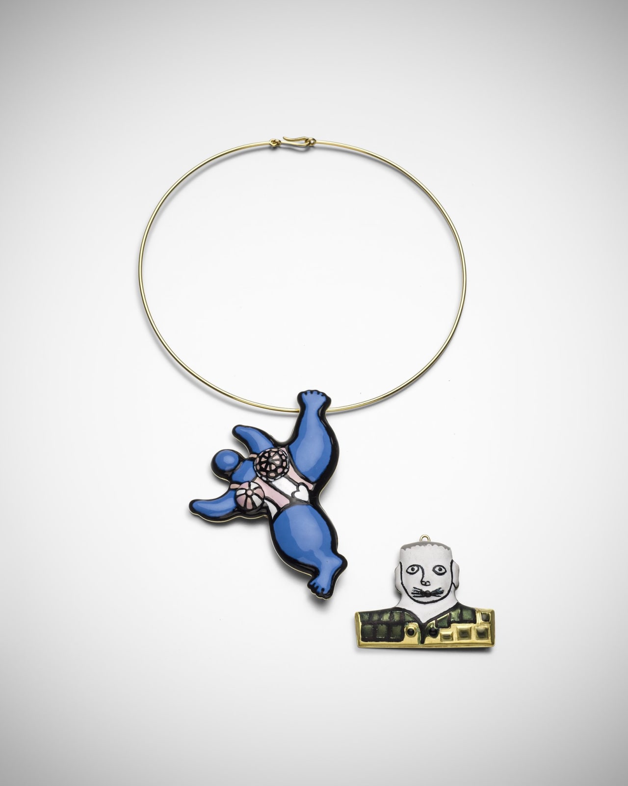 Niki de Saint Phalle, Nana Brooch & Necklace, 1975/2013