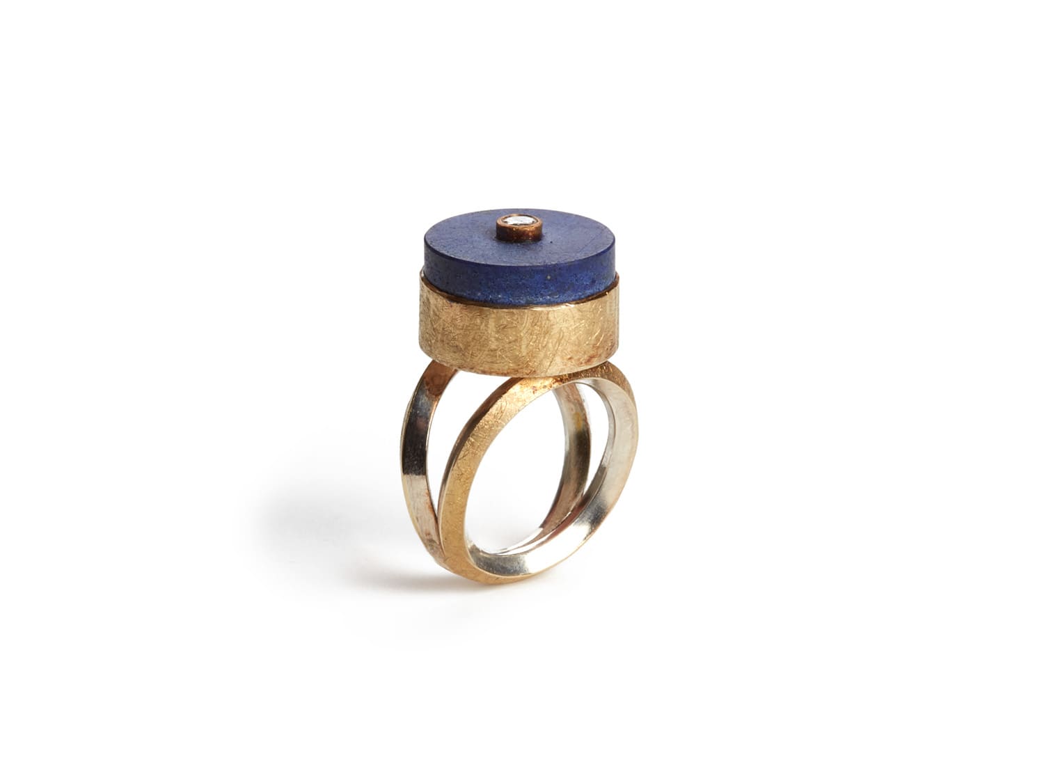 Unknown, Lapis & Diamond Ring, c. 1970