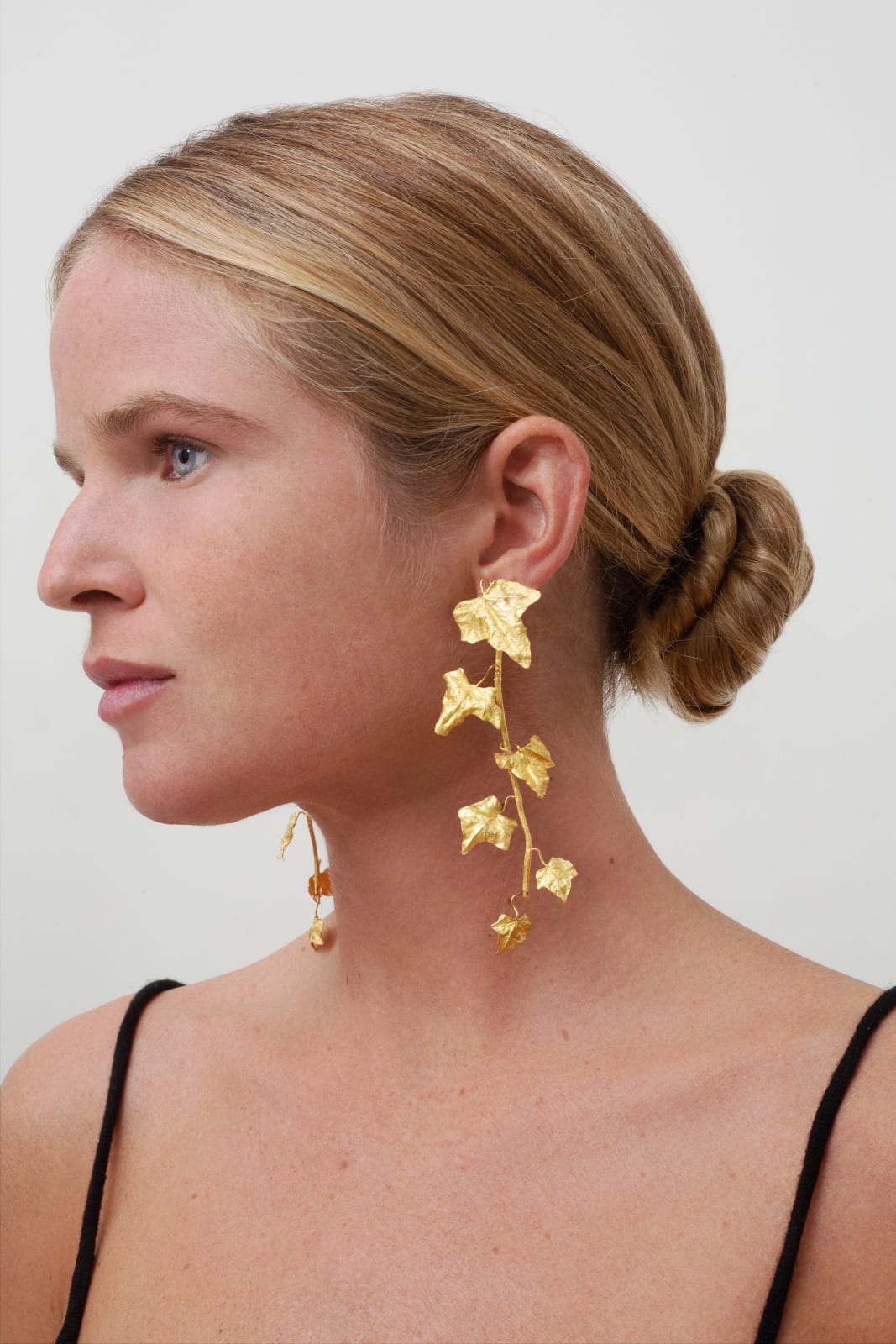 Luz Camino, Golden Ivy earrings