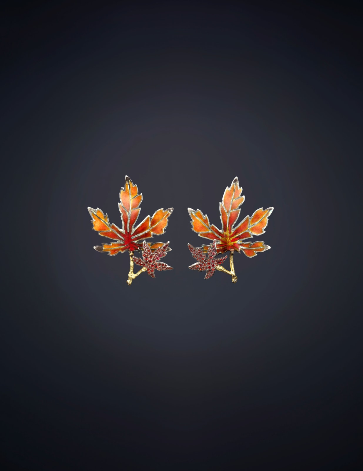 Luz Camino, Autumn Maple Earrings