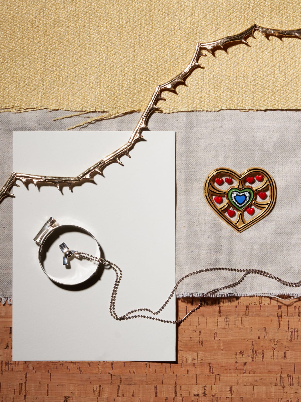 Niki de Saint Phalle, Heart Tree Brooch & Pendant, 1990