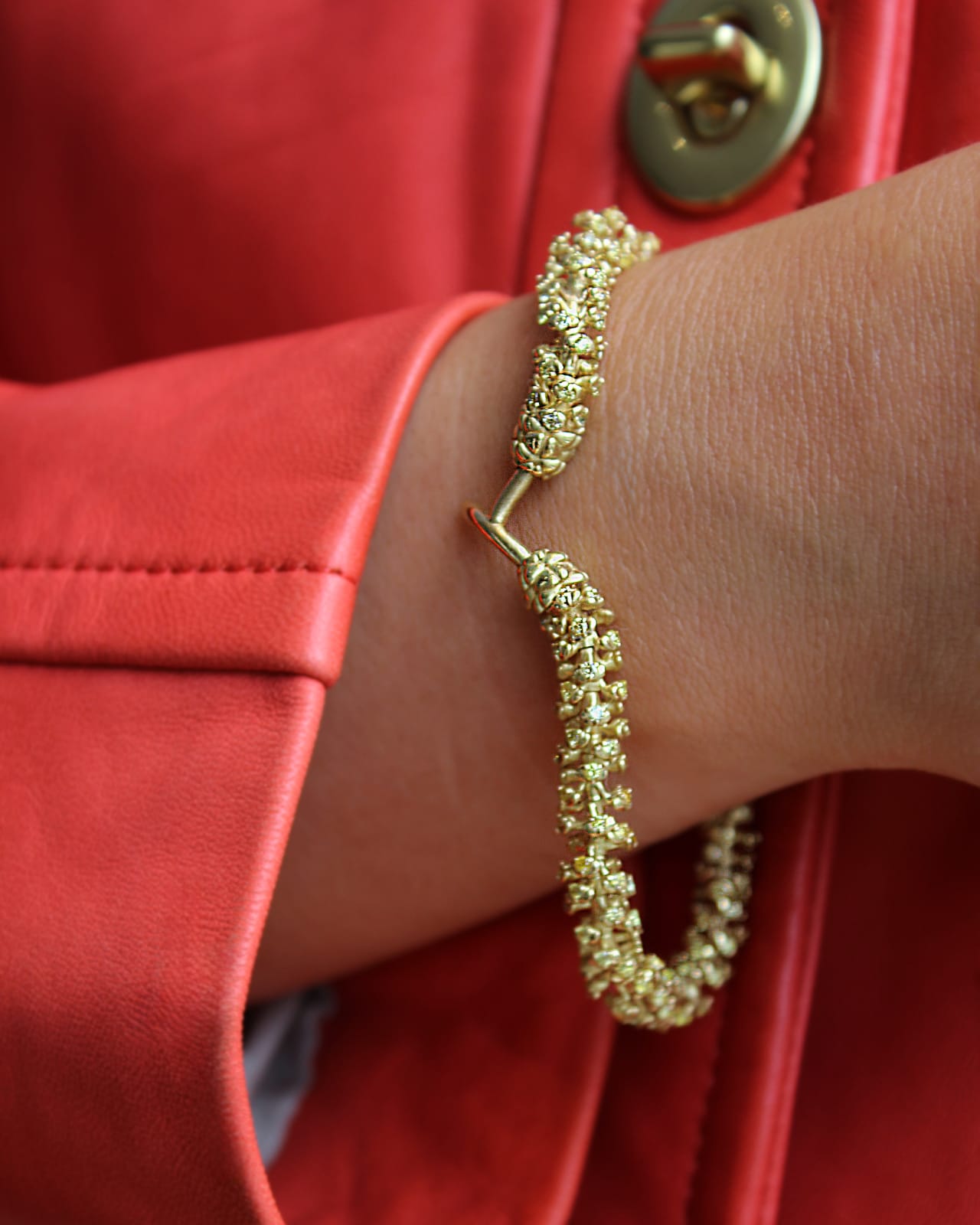 Christopher Thompson Royds, Catkin Diamond Bracelet, 2024