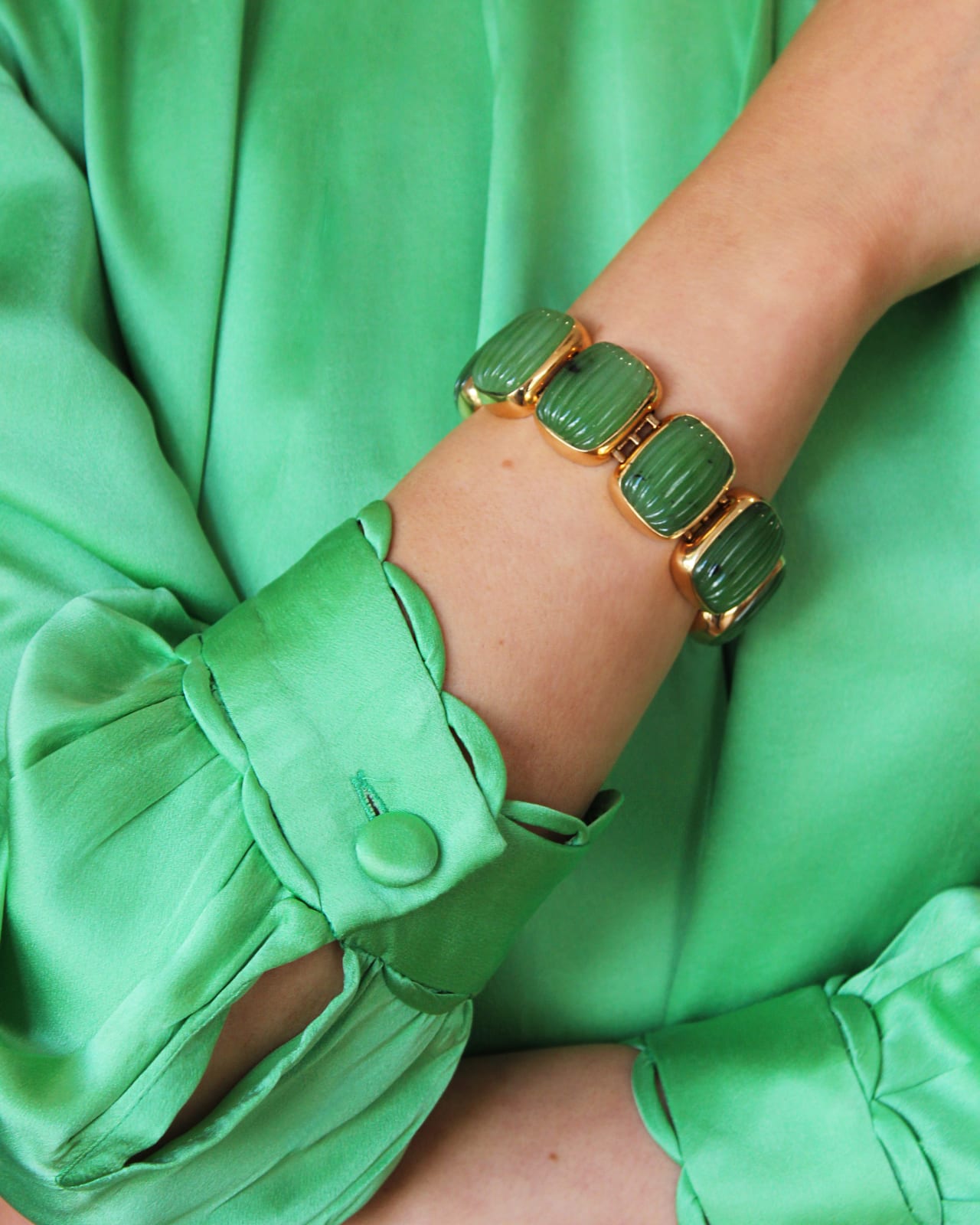 Cora Sheibani, Green Texan Cactus Leaf