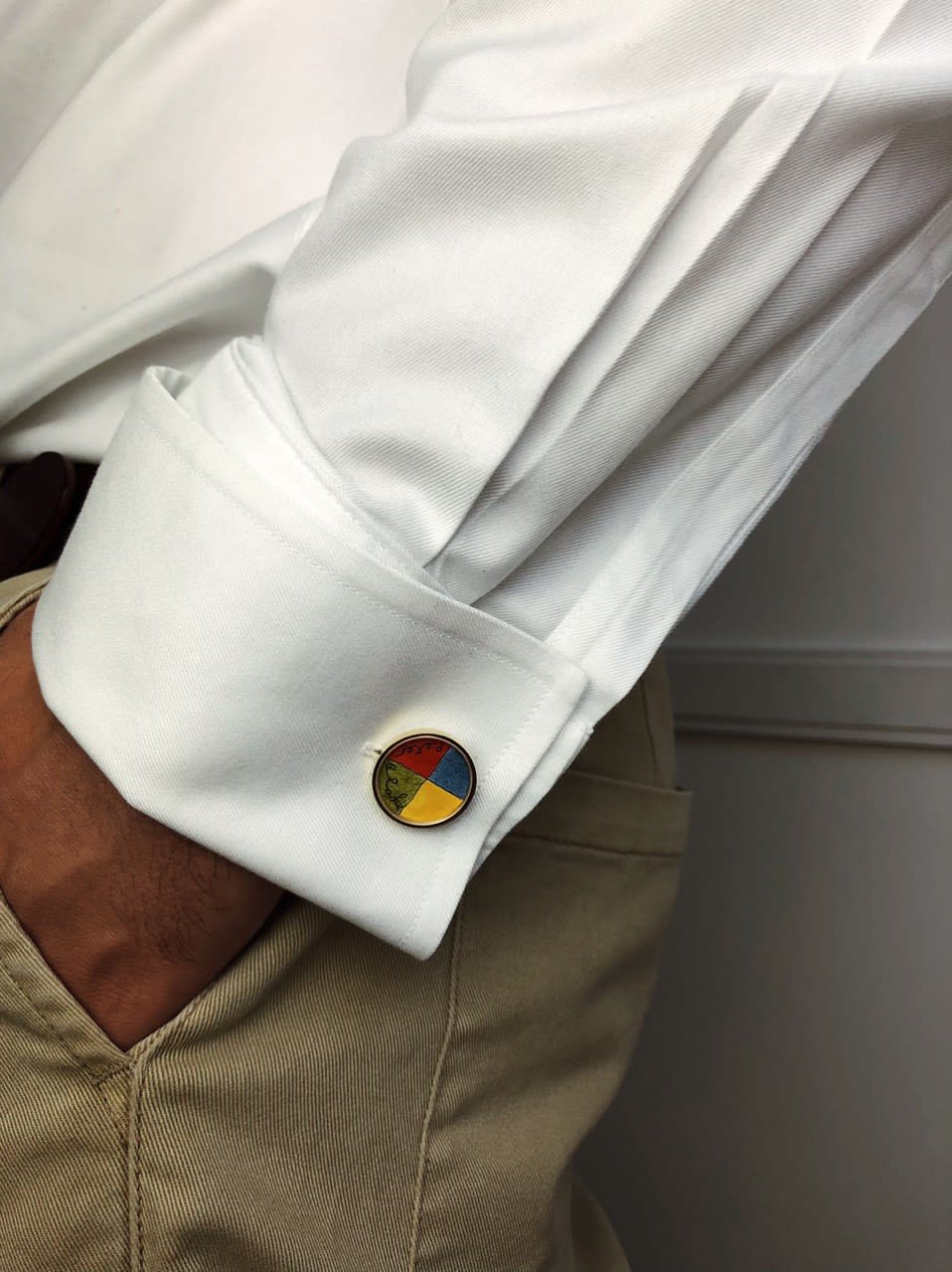 Peter Blake, Colour Wheel Cufflinks, 2008