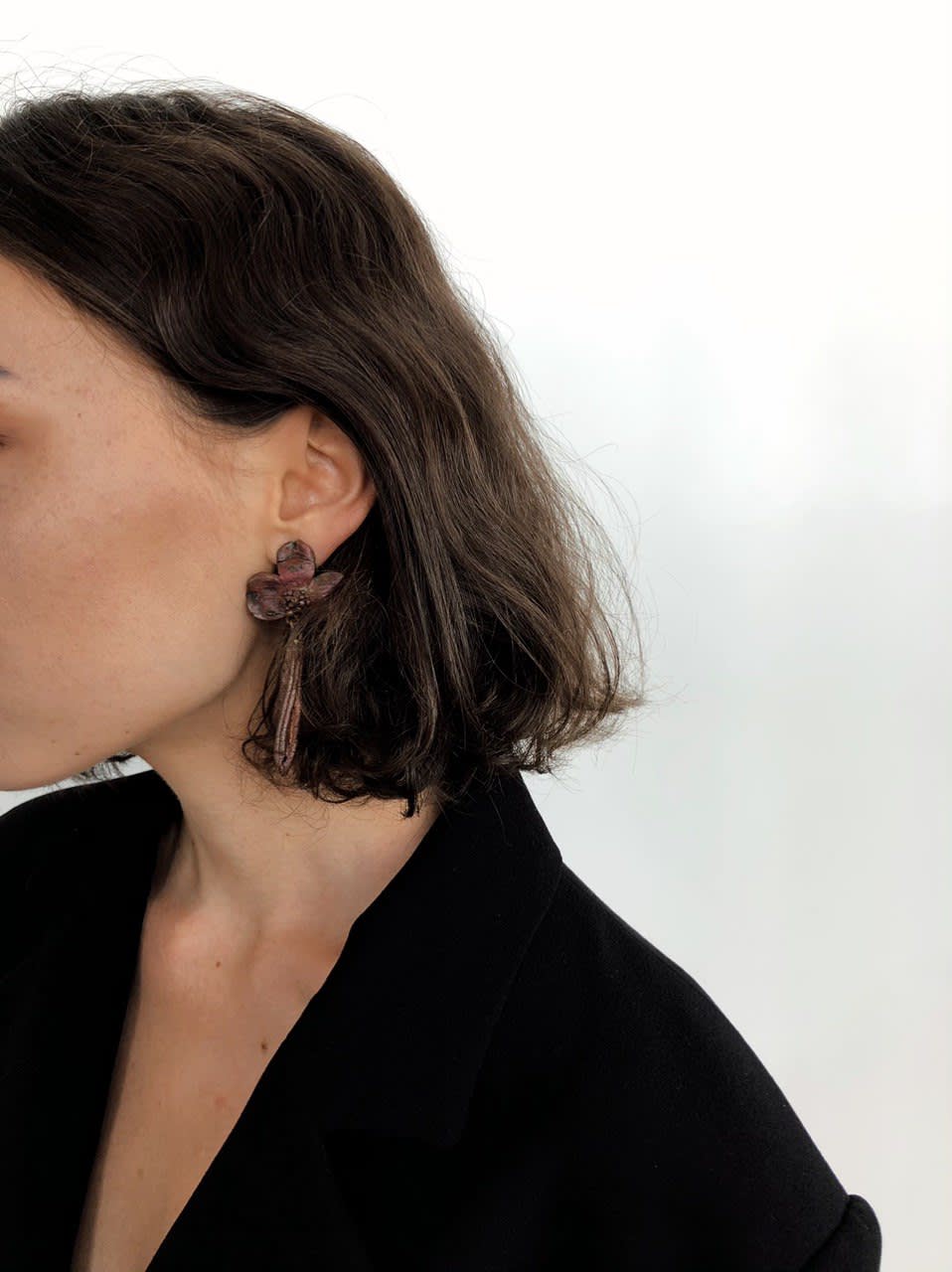 Claude Lalanne, Hanging Stalk Earrings, 2010