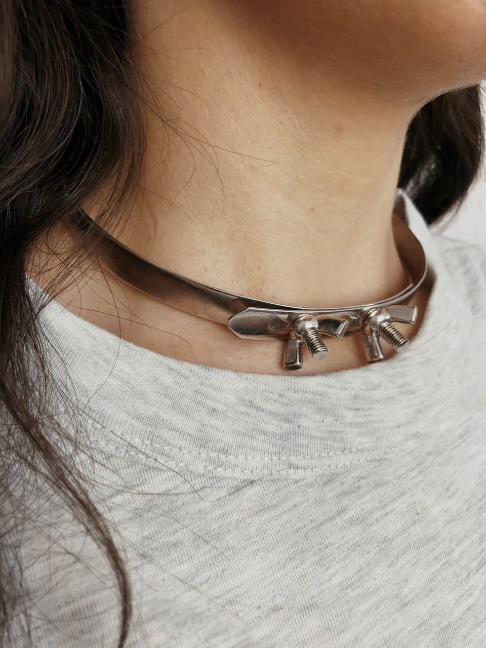 Dinos Chapman, Wing Nut and Bolt Choker, 2010