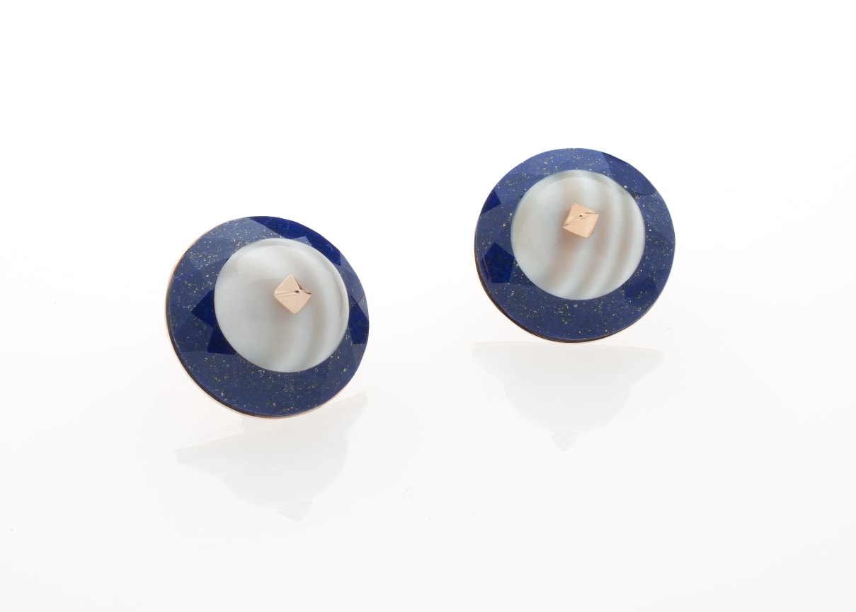 Cora Sheibani, Small Saucer Earrings