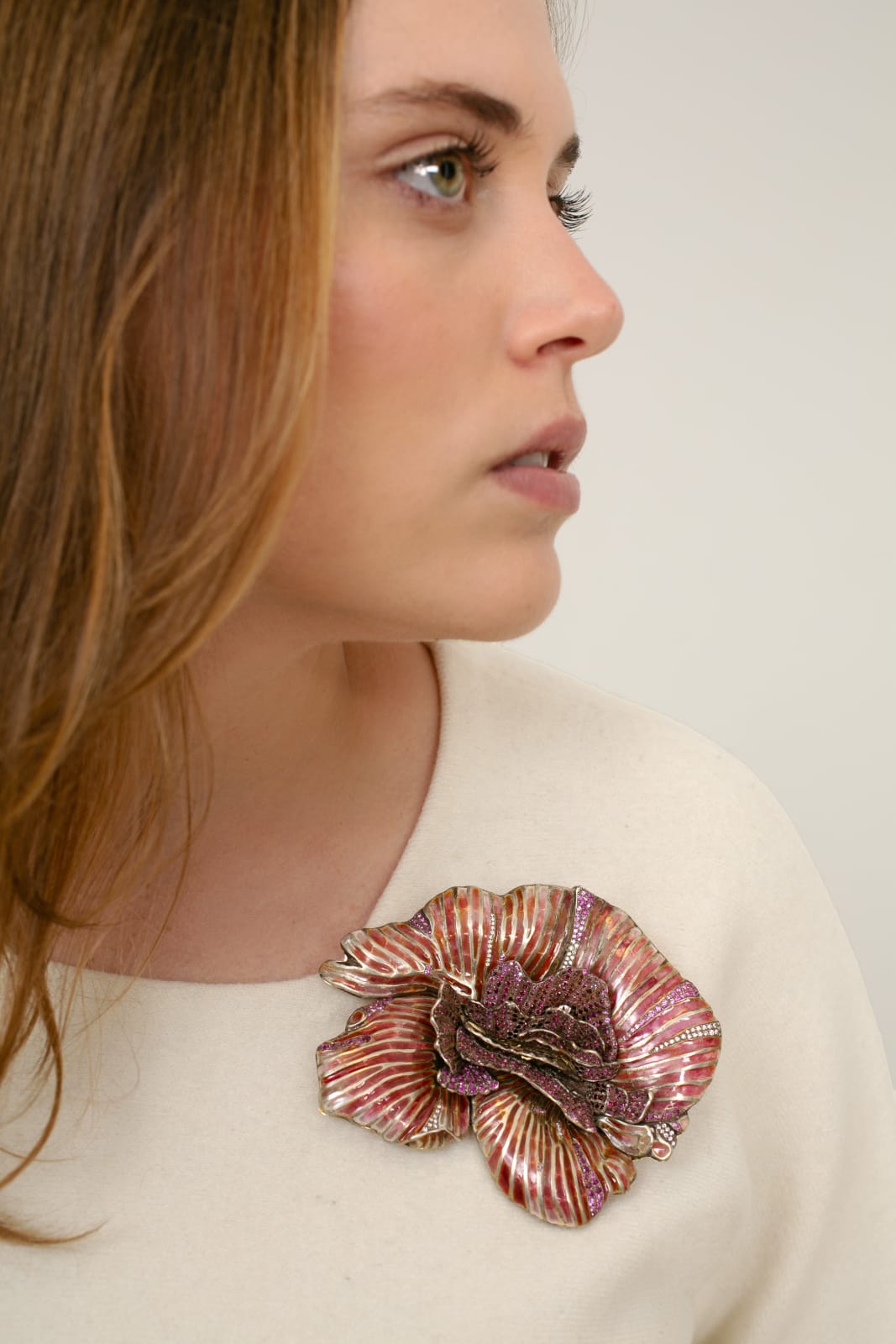 Luz Camino, Paulownia Brooch