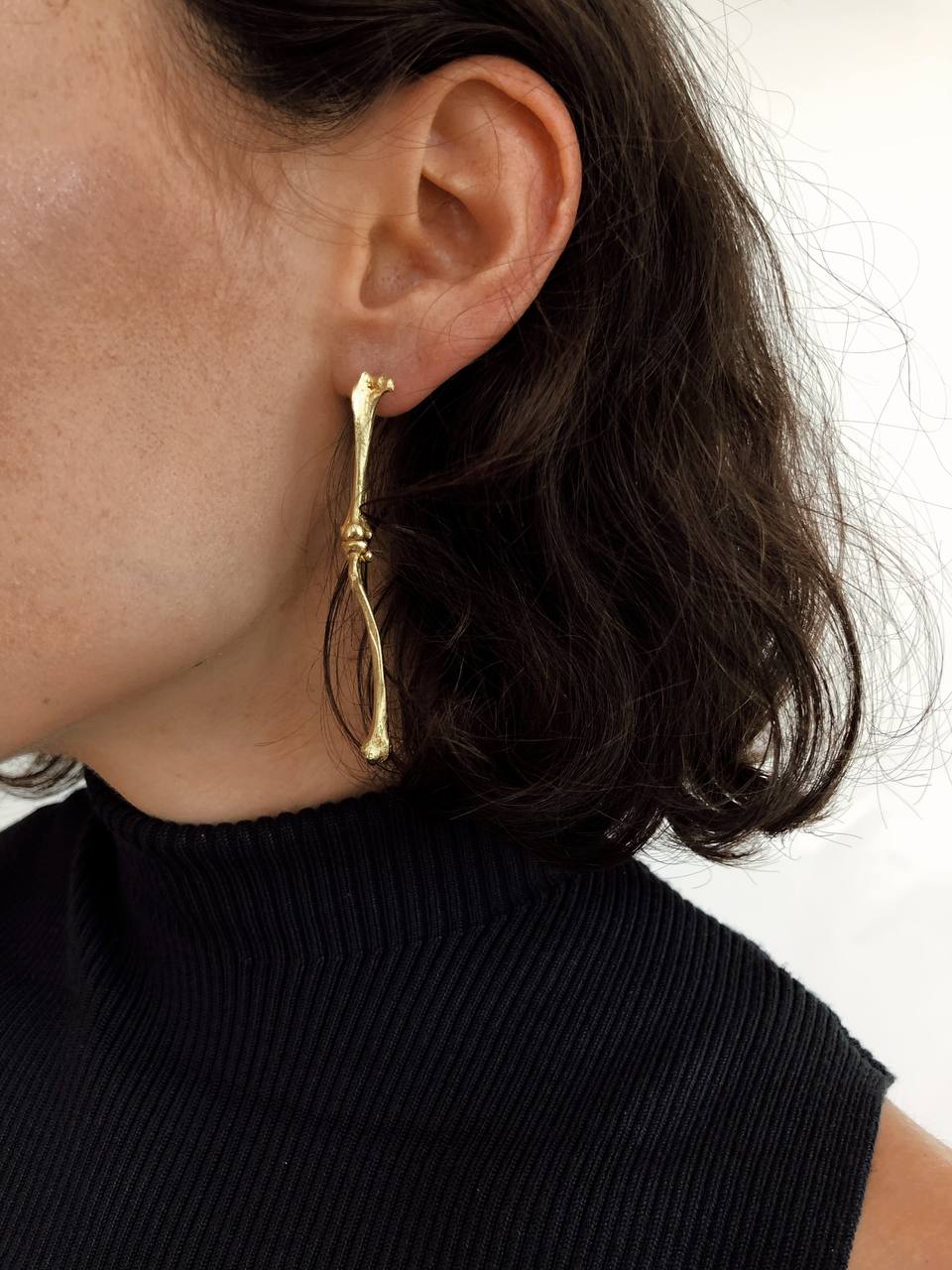 Tim Noble and Sue Webster, Bone Earrings (2 Bone), 2012