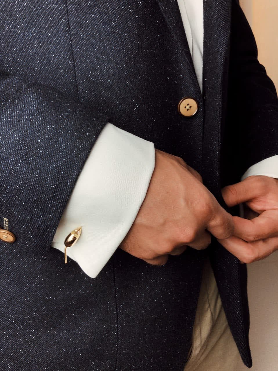 Marie Beltrami, Louiz Elizabeth Single Cufflinks (1 pair), 2017