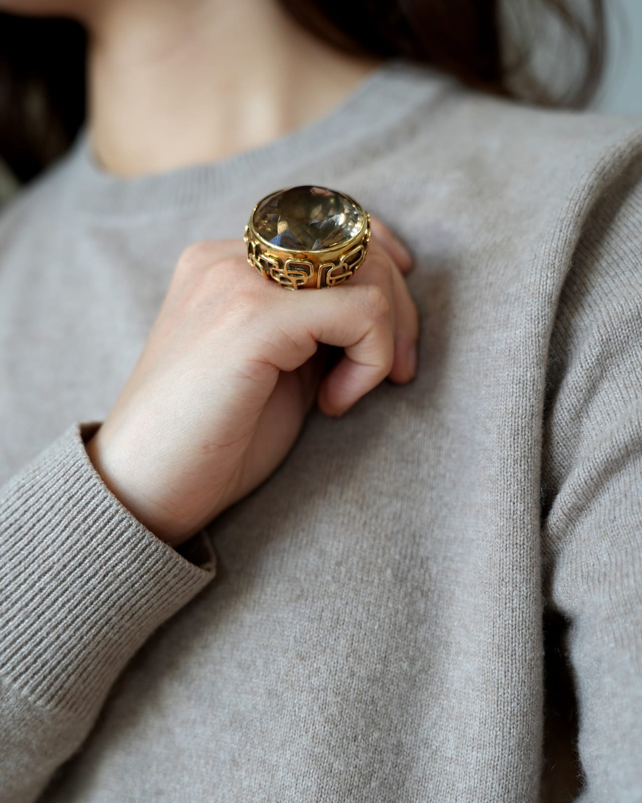 Unknown, Topaz Ring, c. 1970