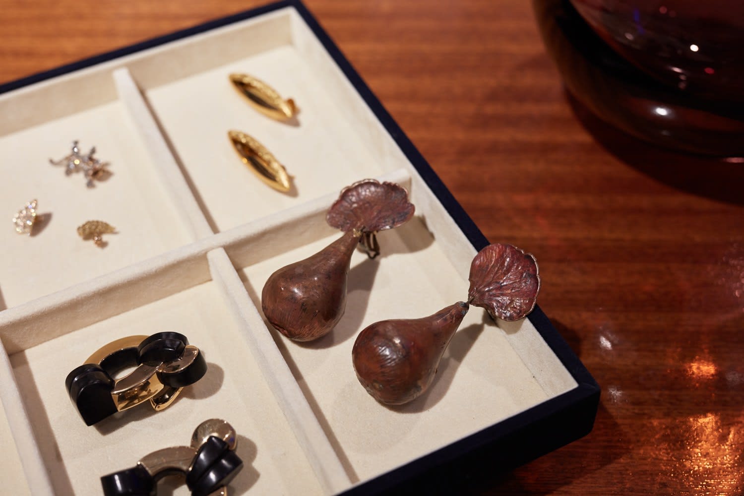 Claude Lalanne, Pear Drop Earrings, 2016