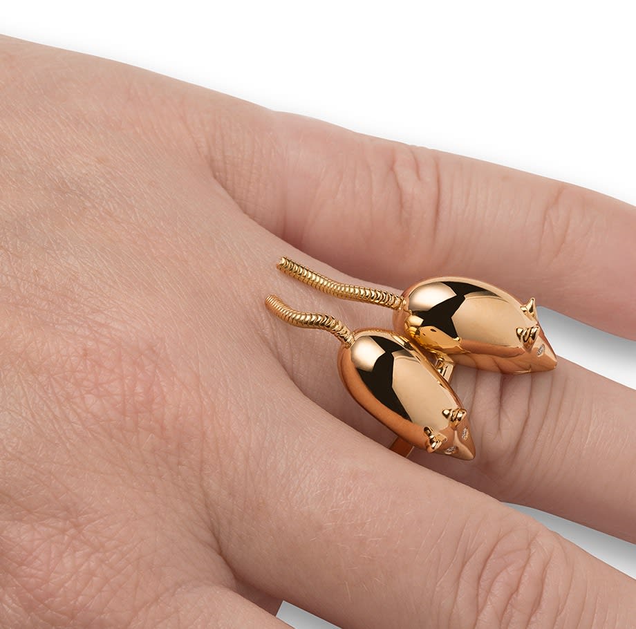Marie Beltrami, Louiz Elizabeth Mice Ring, 2017