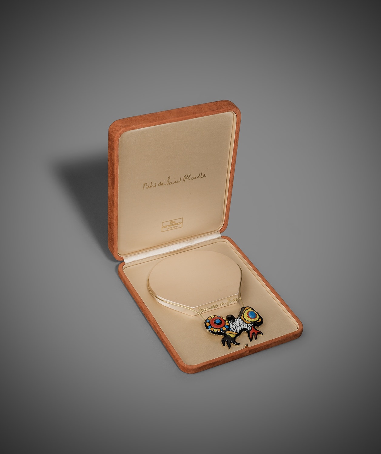 Niki de Saint Phalle, You Are My Bird Brooch & Necklace, 1973/2014