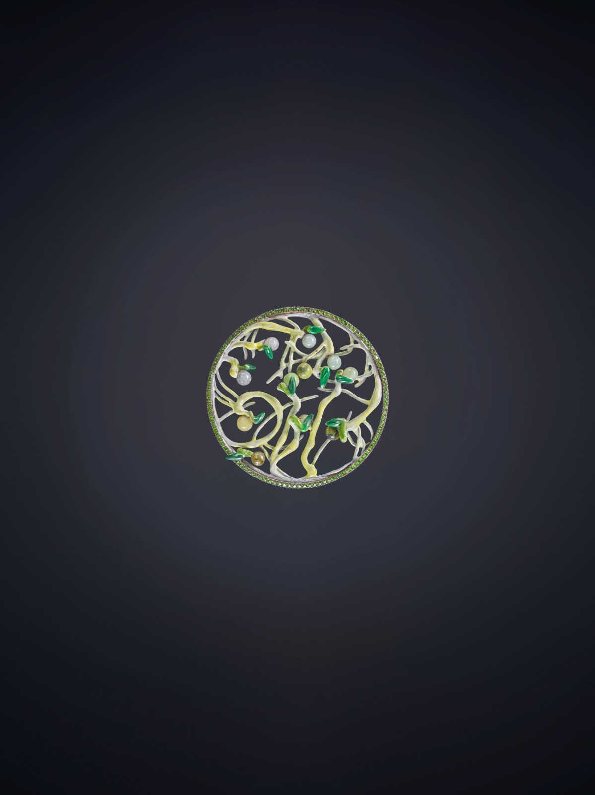 Luz Camino, Germinated Brooch and Pendant
