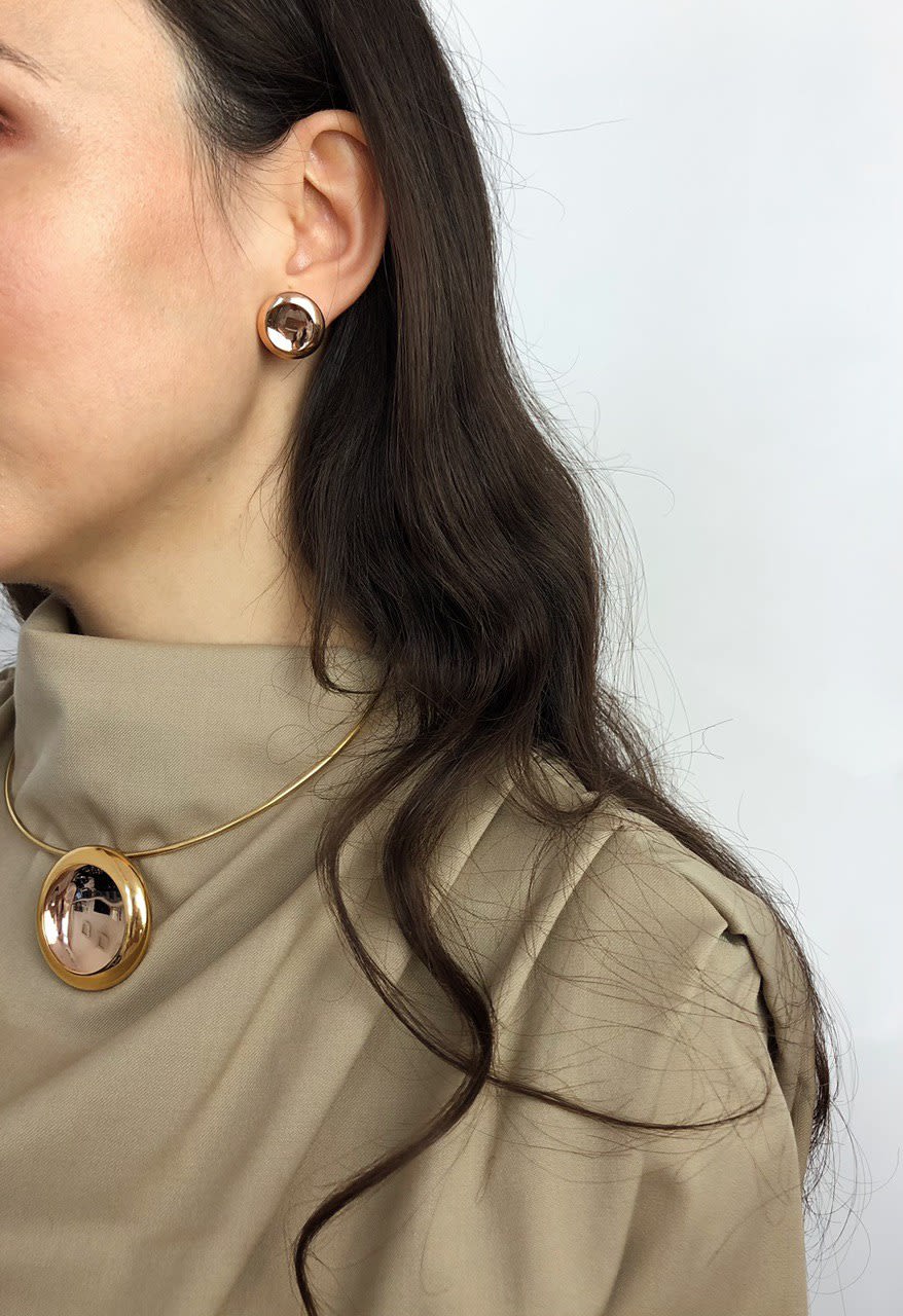 Anish Kapoor, Water Earrings, Form I, Small, 2014