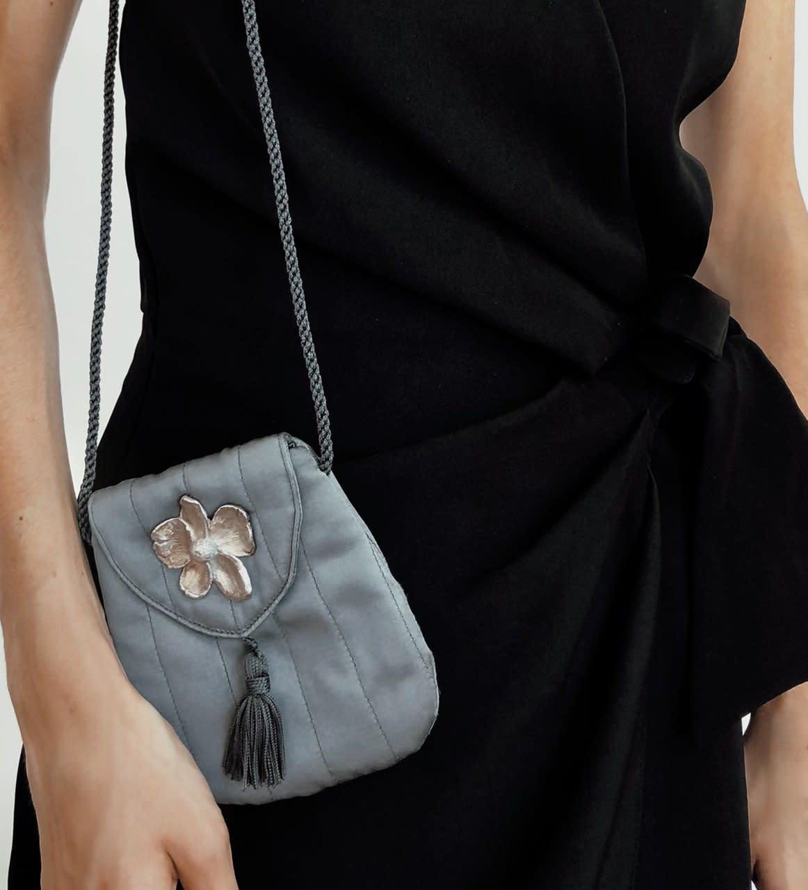 Claude Lalanne, Grey Silk Evening Bag, Small, c. 1970-1980