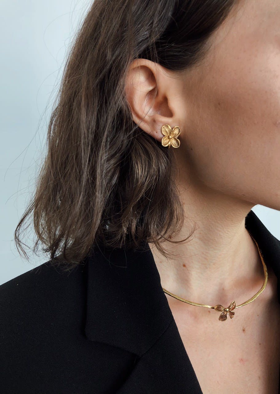 Claude Lalanne, Lilas Earrings, c. 1970