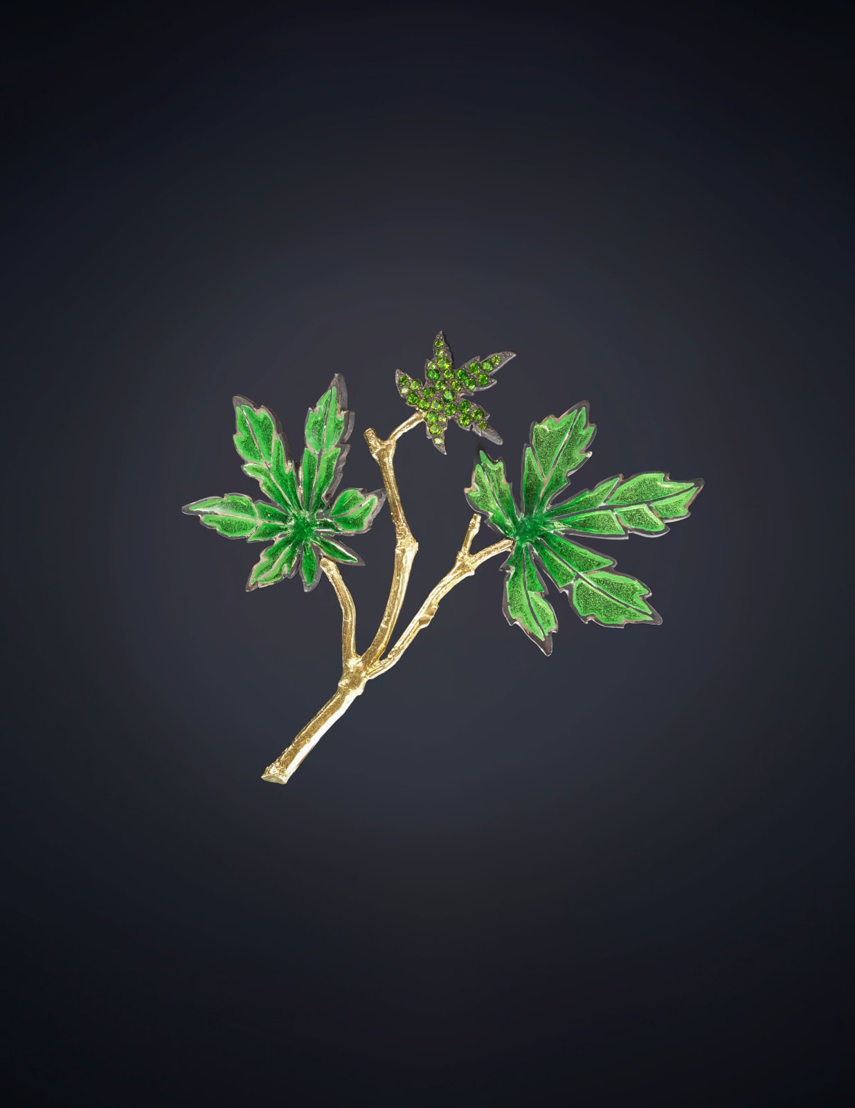 Luz Camino, Spring Maple Brooch