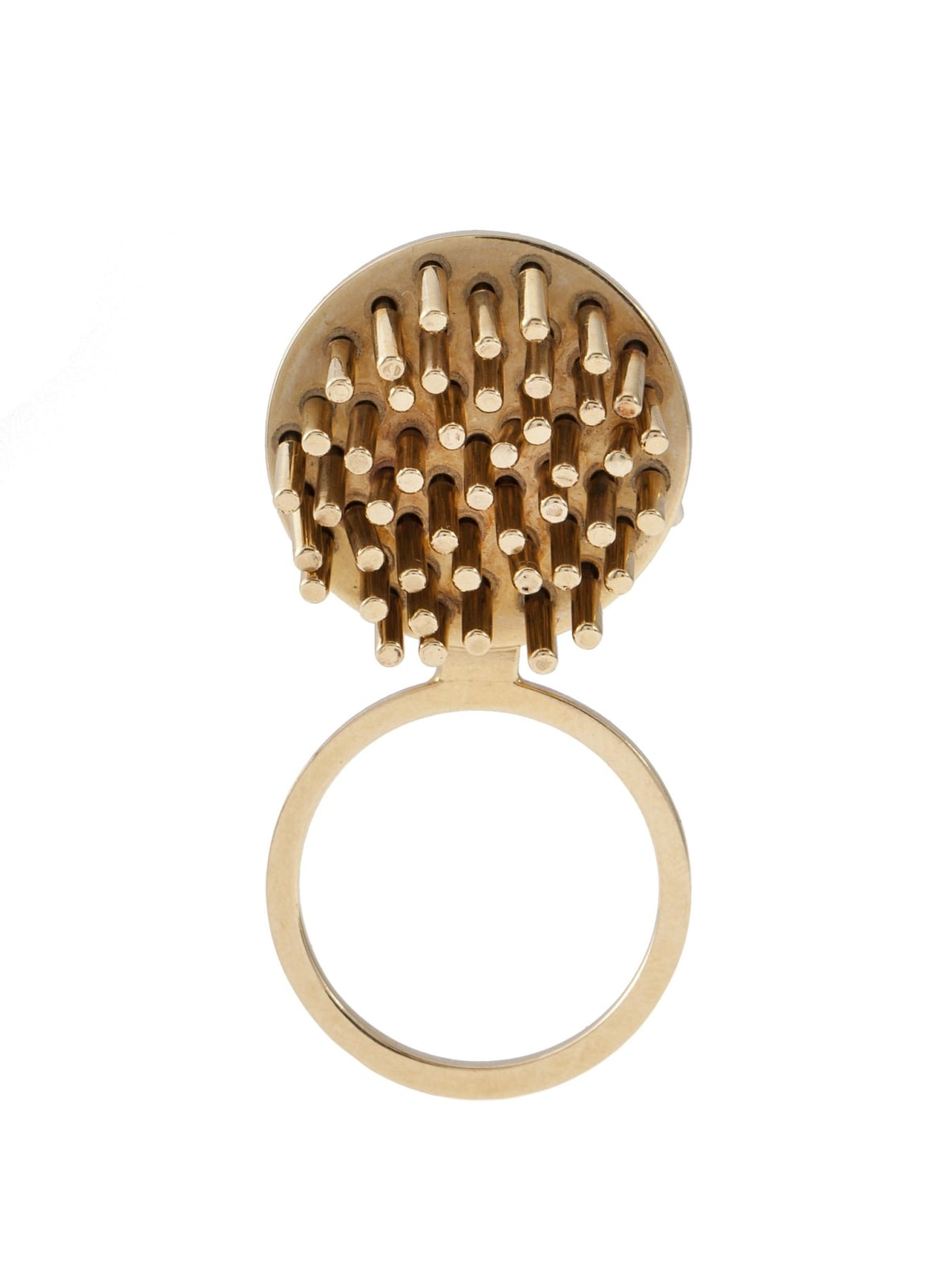Pol Bury, 'Tiges des deux côtés d'un disque' Ring, 1970