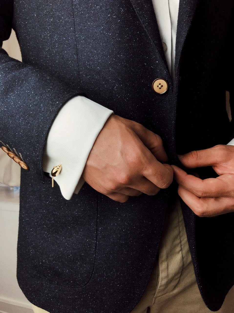 Marie Beltrami, Louiz Elizabeth Single Cufflinks (1 pair), 2017