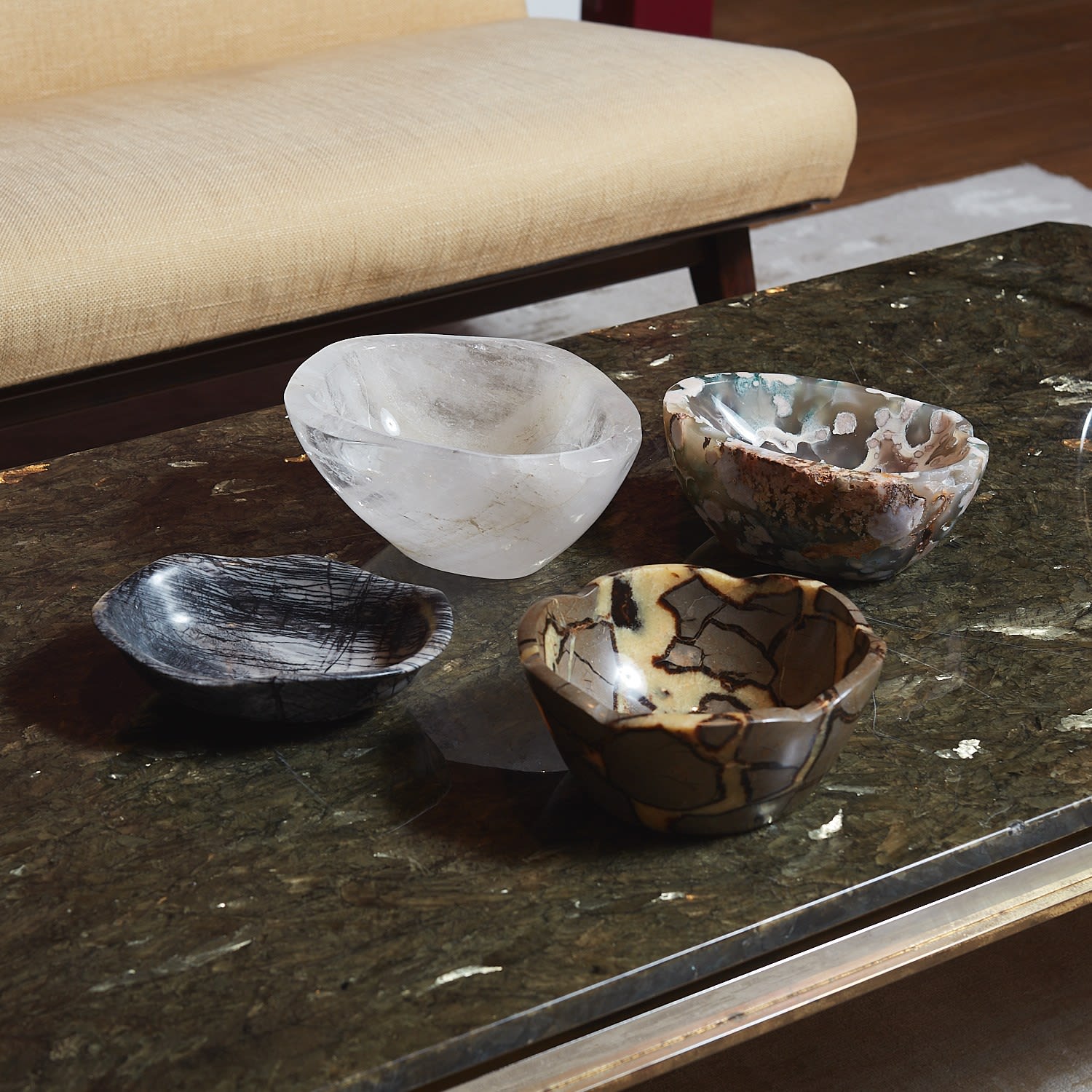 Gemstone bowl