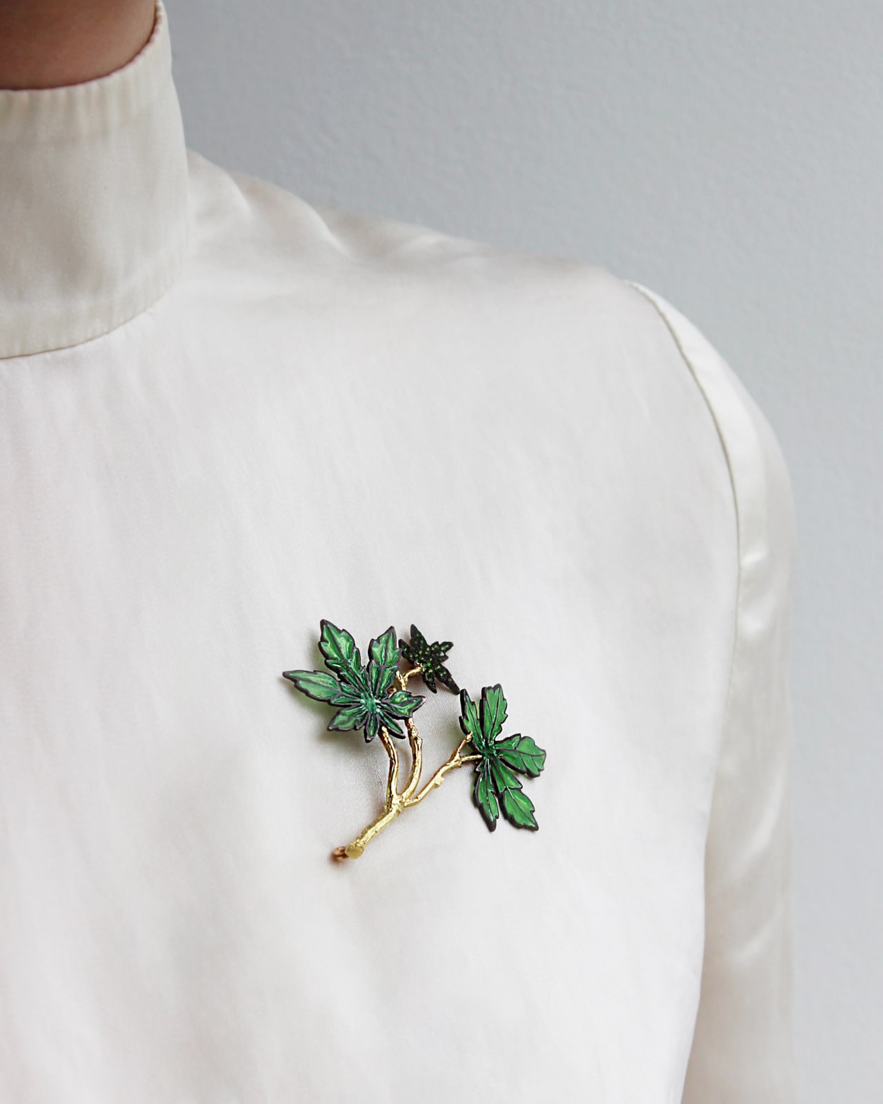 Luz Camino, Spring Maple Brooch