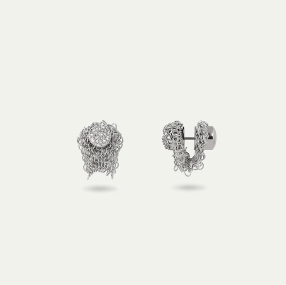 Hannah Martin, Strapped Earring Studded (short)