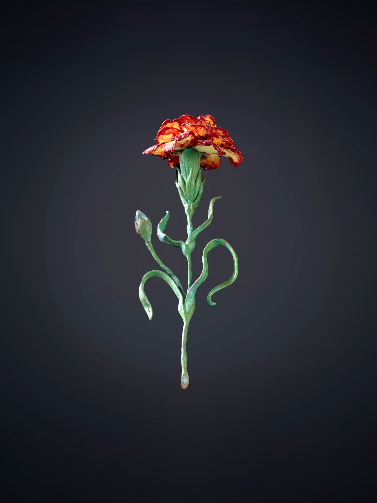 Luz Camino, Multicolor Carnation Brooch