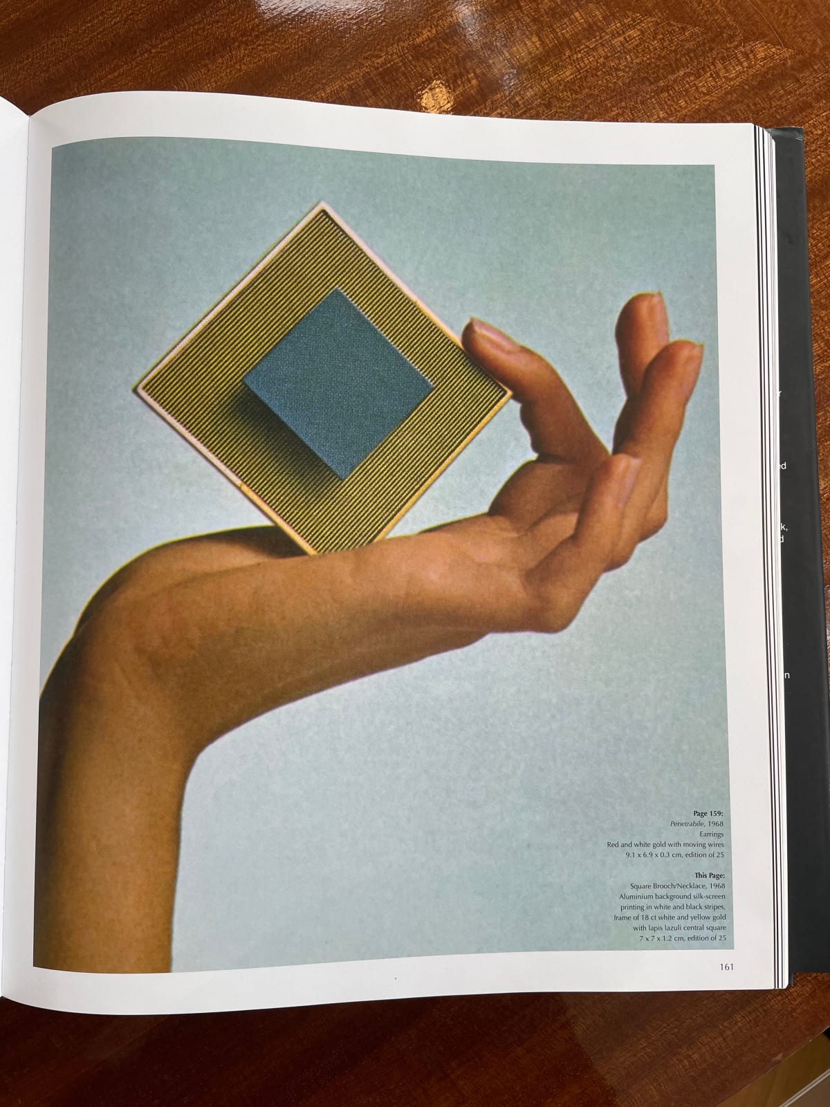 Jesus Rafael Soto, Square Brooch/ Pendant with Choker, 1968/ 2012