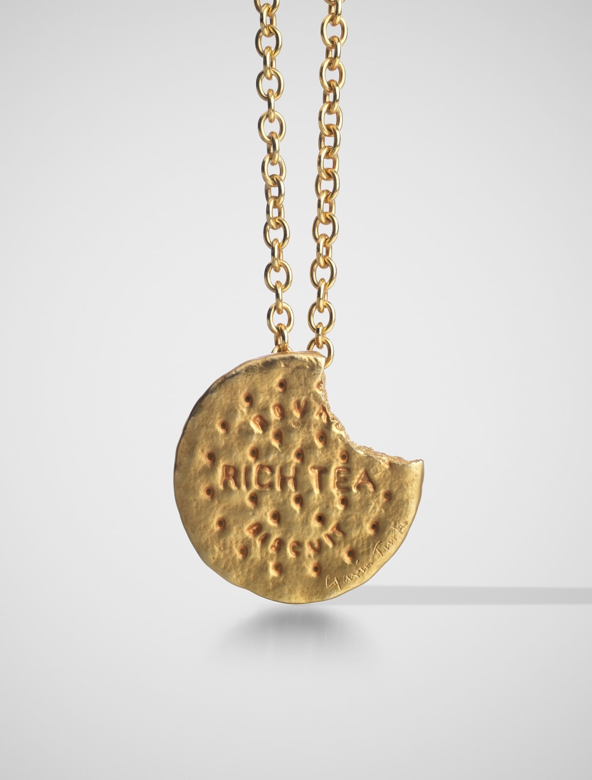 Gavin Turk, Ceremonial Biscuit, Large Pendant, 2014
