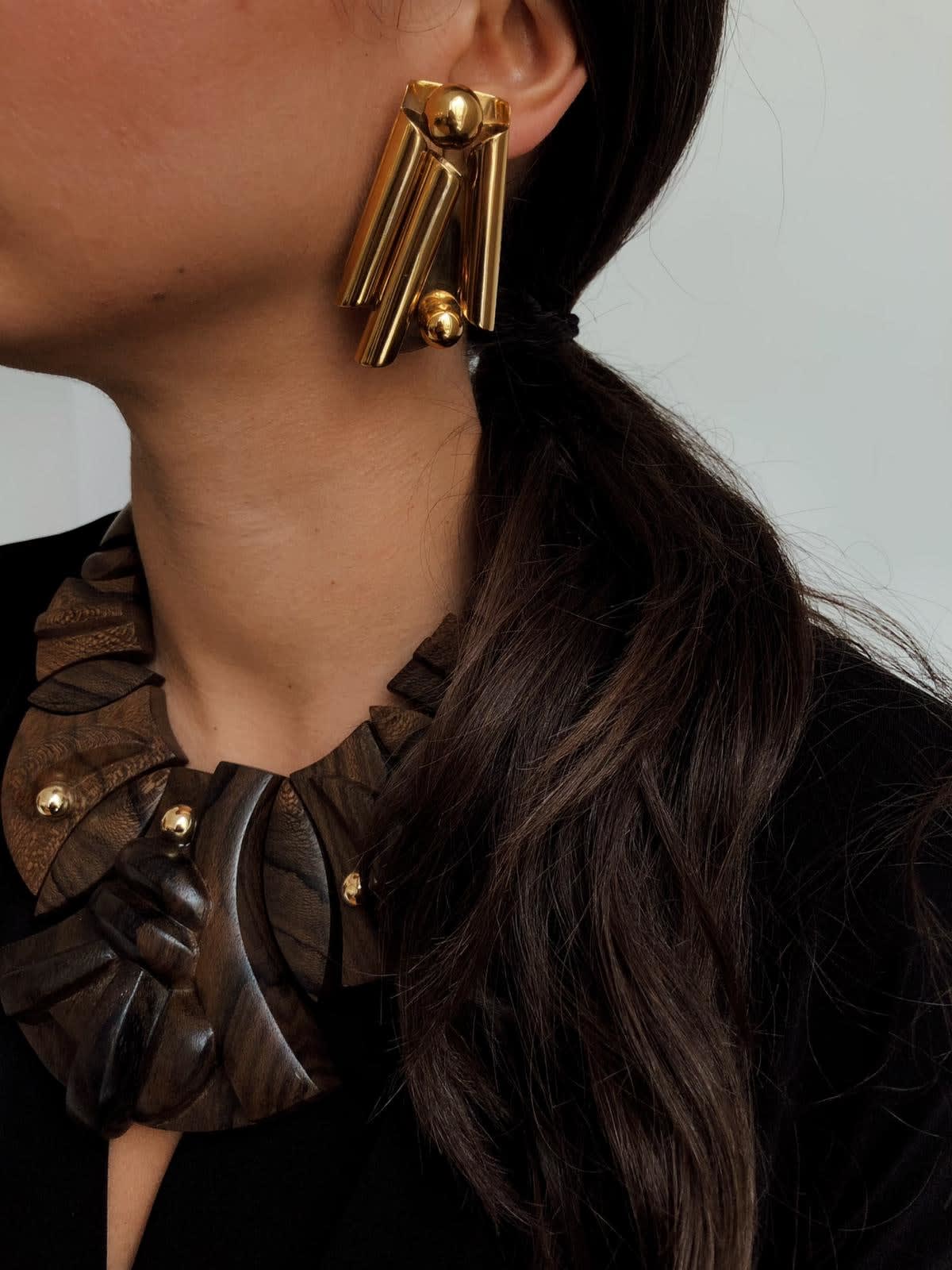 Sophia Vari, Atropos Earrings, 2019