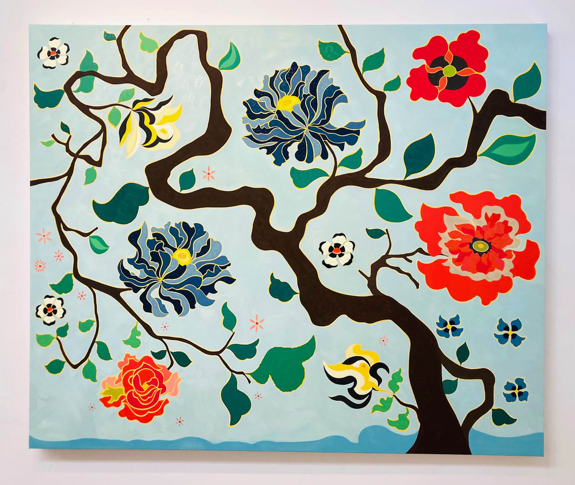 Max Jansons, Flower Tree 2, 2021
