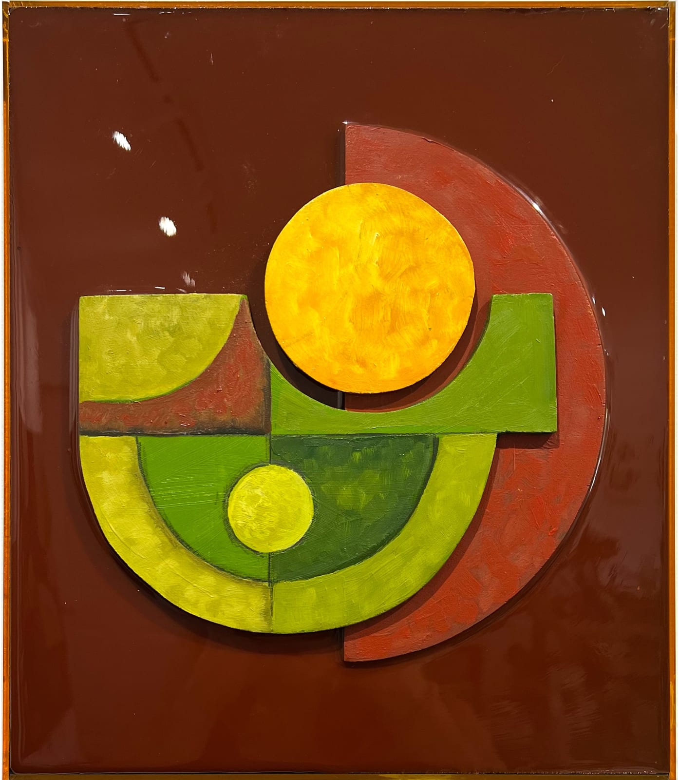 Louise Isackson, Burnt Umber Motif, 2025