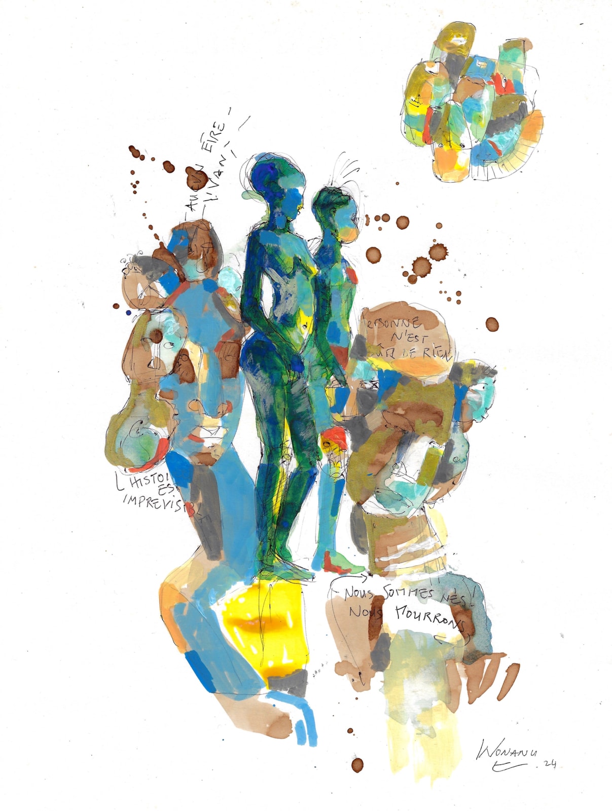 Eric Wonanu, Sans Titre #2, 2024