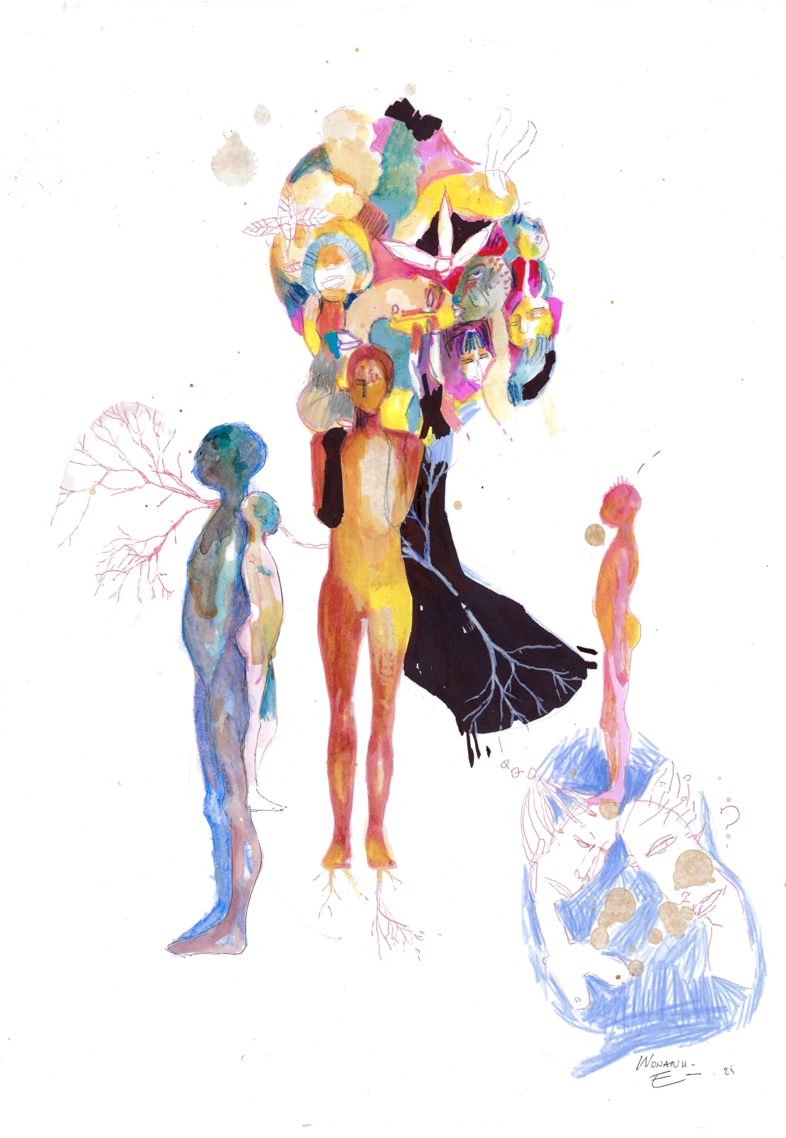 Eric Wonanu, Sans Titre #19, 2025