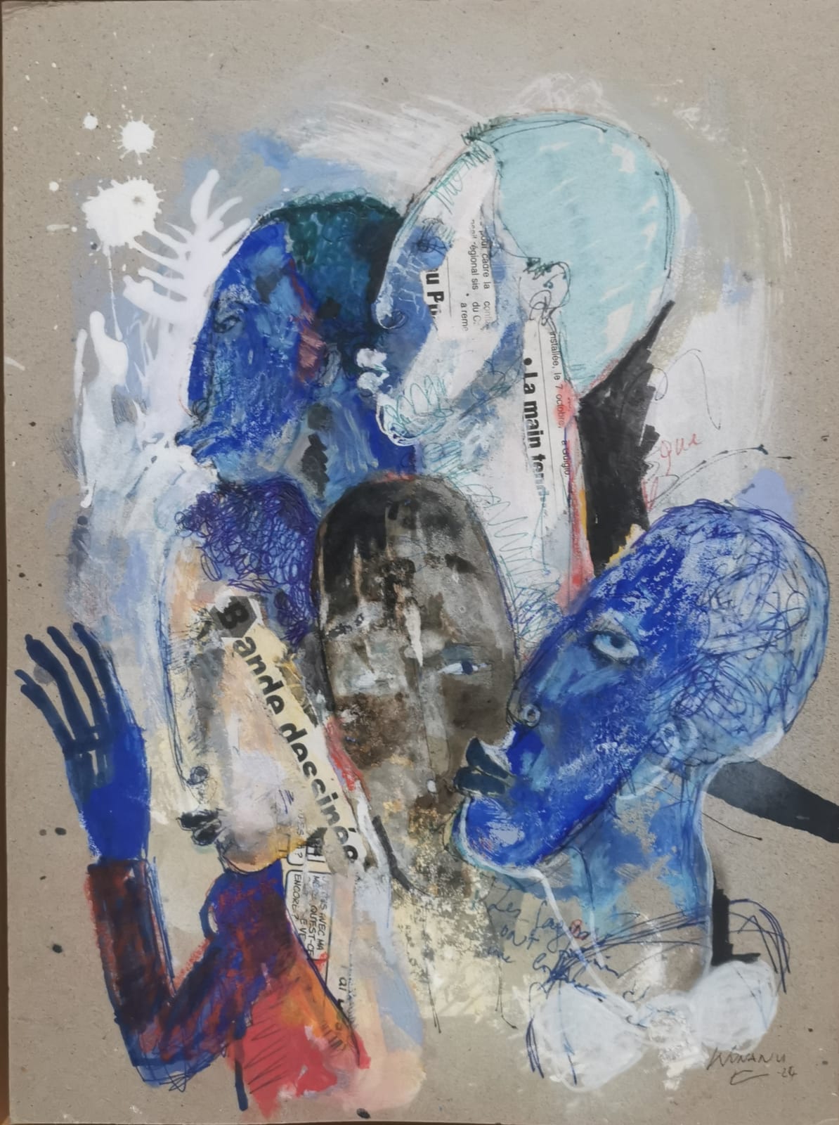 Eric Wonanu, Sans Titre #6, 2024