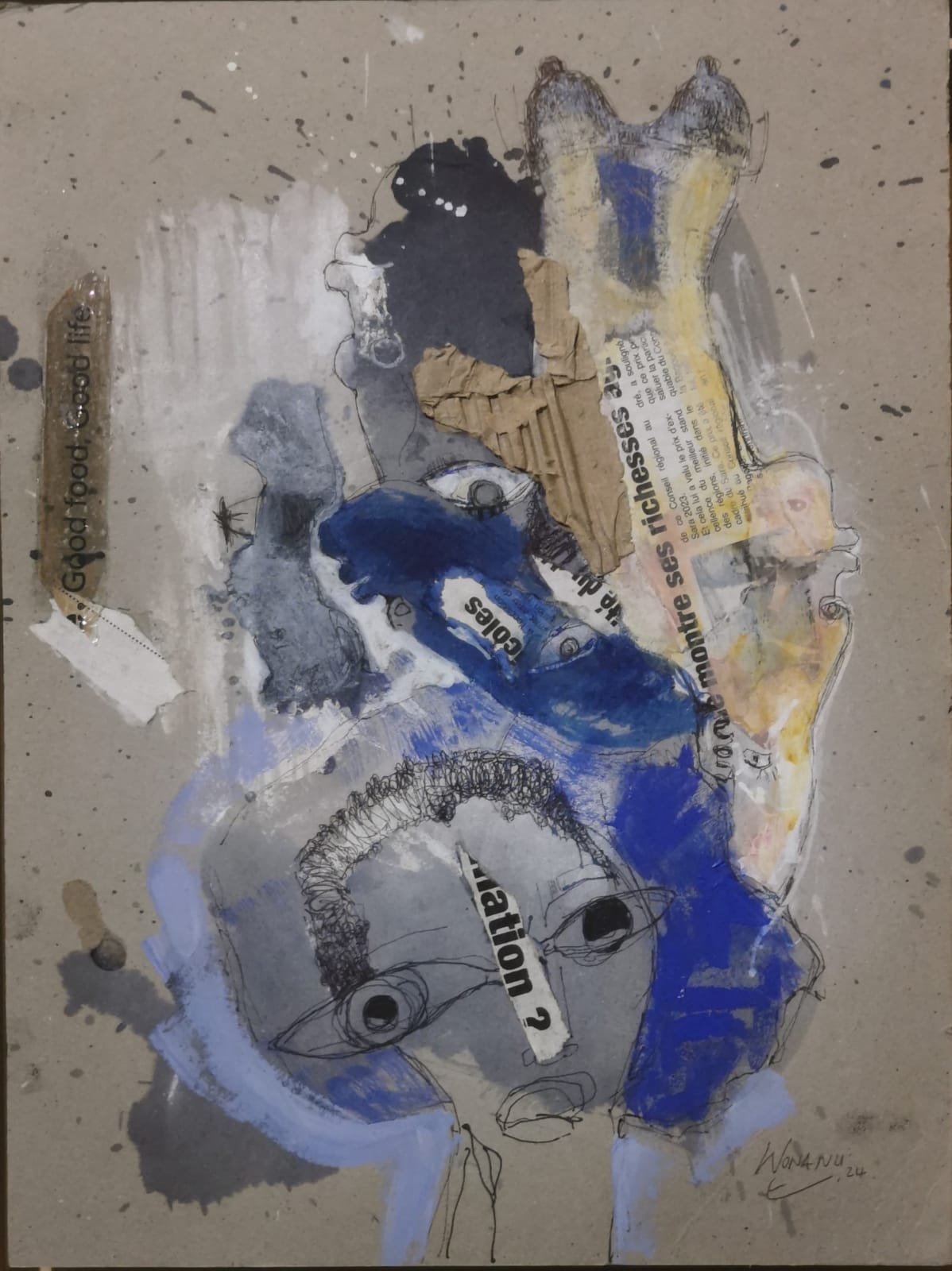 Eric Wonanu, Sans Titre #11, 2024
