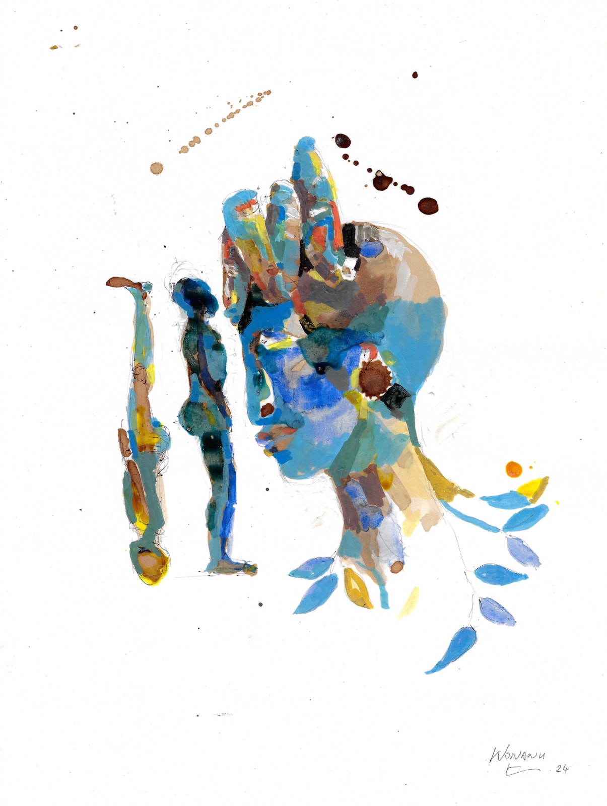 Eric Wonanu, Sans Titre #5, 2024