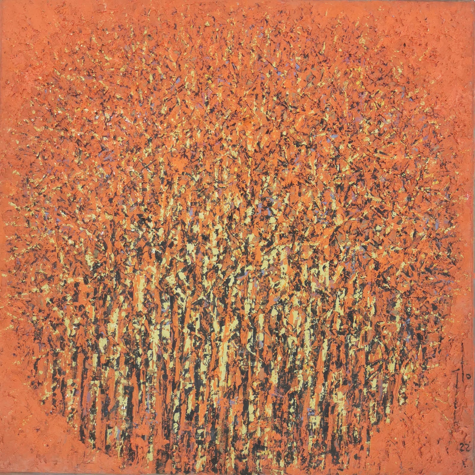 Ablade Glover, Red Forest, 2022