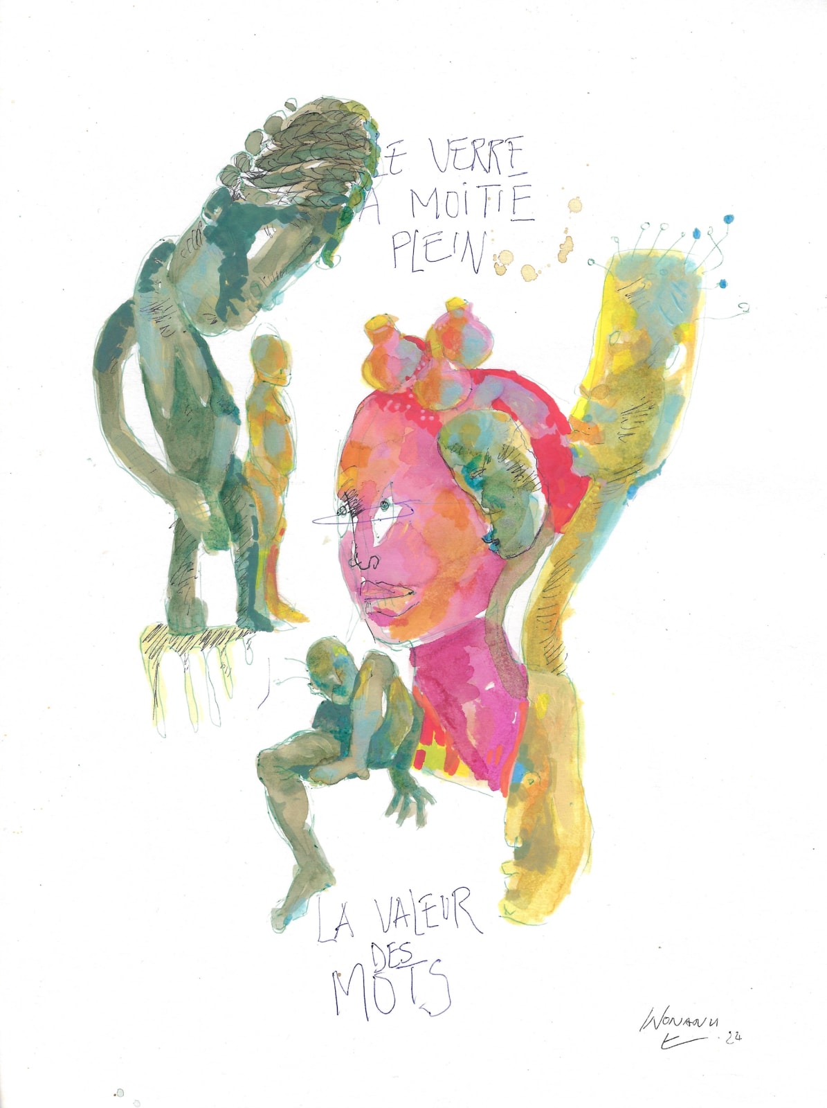 Eric Wonanu, Sans Titre #1, 2024