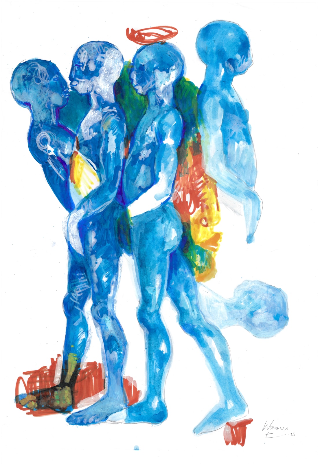 Eric Wonanu, Sans Titre #16, 2025