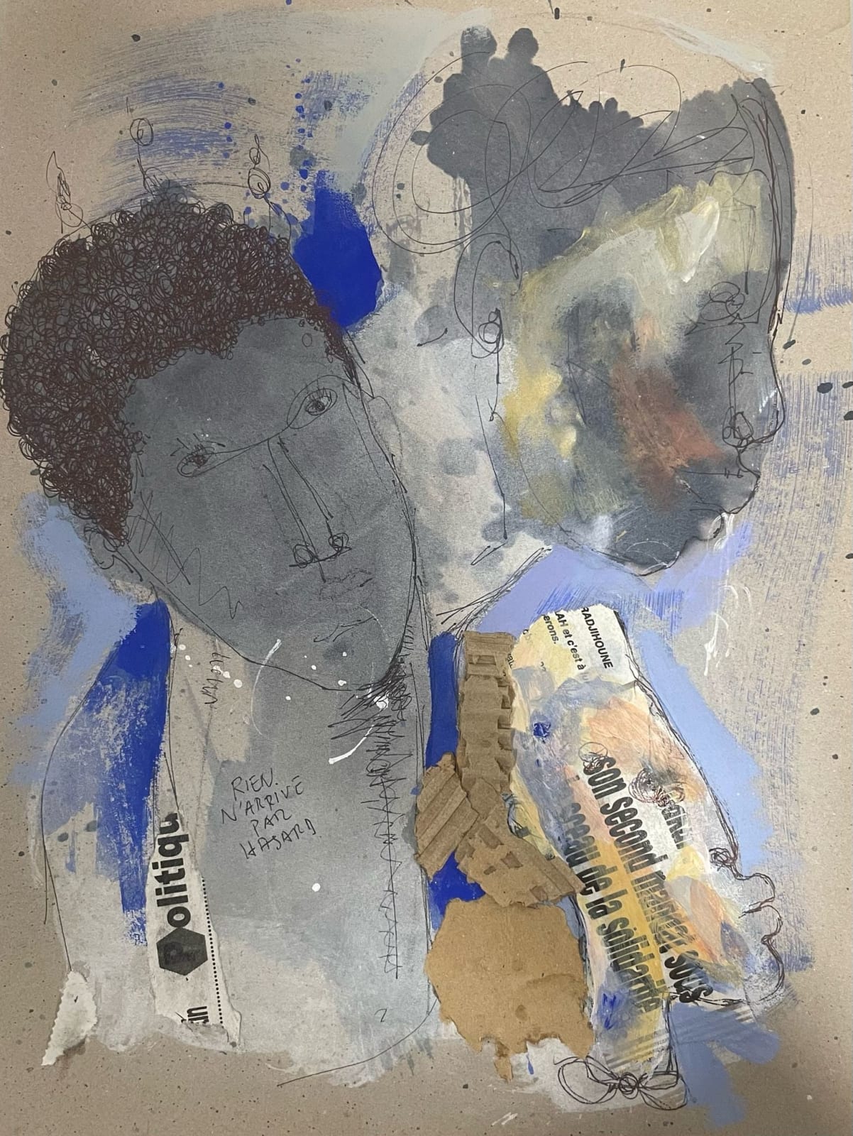 Eric Wonanu, Sans Titre #9, 2024