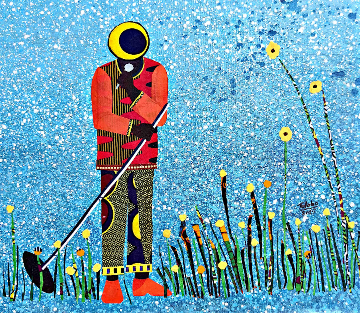 Dramane Toloba, Chant champ de fleurs , 2025